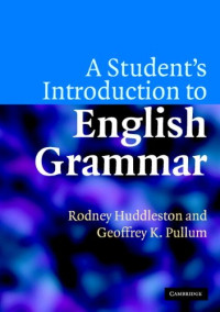 Image of A STUDENT'S INTRODUCTION TO ENGLISH GRAMMAR