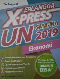 Image of ERLANGGA X-PRESS UN SMA/MA 2019 EKONOMI