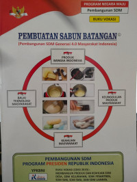 Image of PEMBUATAN SABUN BATANGAN