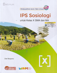 Image of IPS SOSIOLOGI untuk SMA/MA/SMK Kelas X : KURIKULUM MERDEKA
