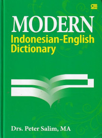 Image of MODERN INDONESIAN - ENGLISH DICTIONARY