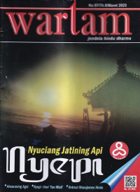Image of wartam: jendela hindu dharma Edisi 97/Th.8/ Maret 2023: Nyuciang Jatining Api Nyepi